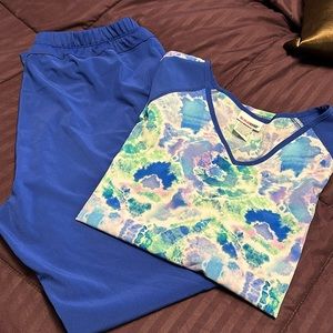 Scrub star Ing uniform set. Pants size large top size extra large.